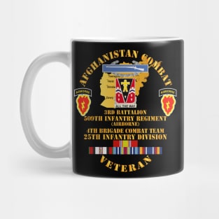 Afghanistan - Vet - 3rd Bn 509th IN - 4th BCT 25th ID w AFGHAN SVC Mug